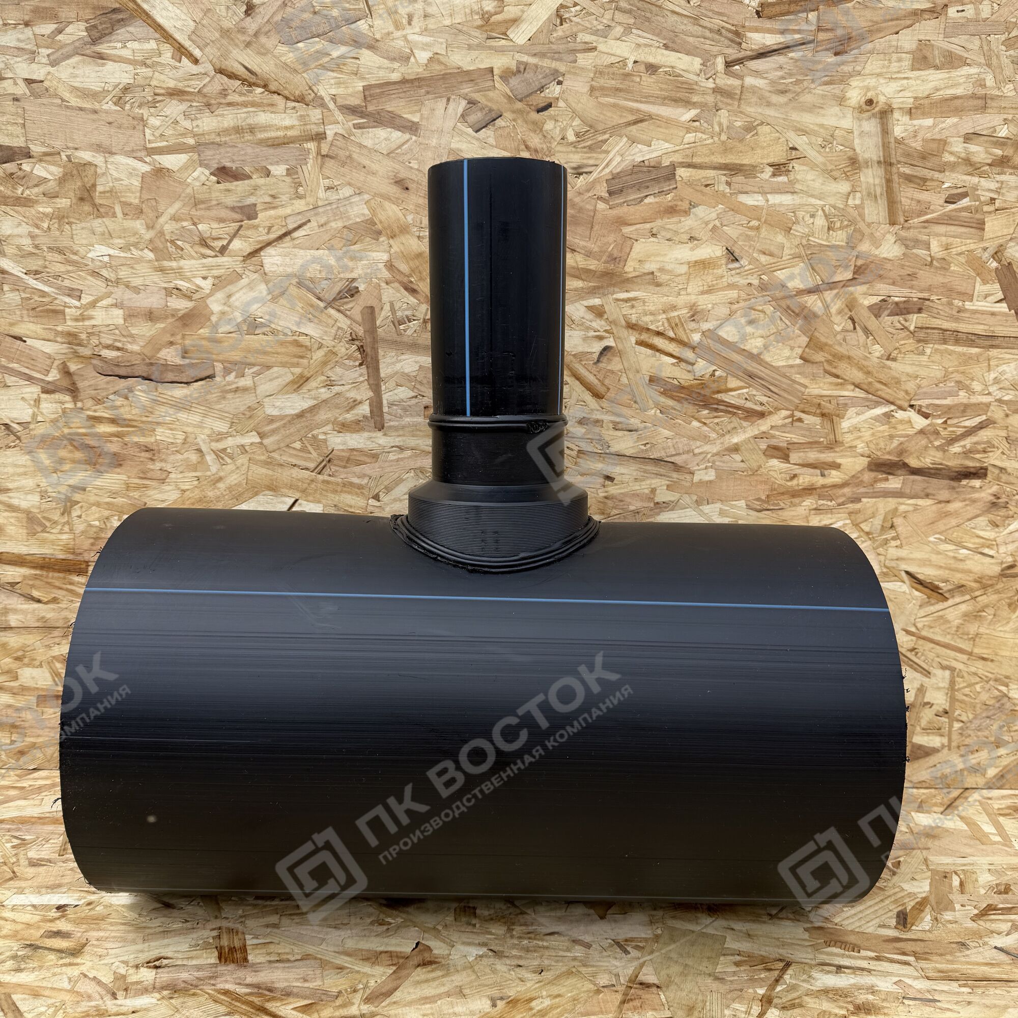 Тройник ПНД 400х225 мм SDR 17 с монолитным корпусом