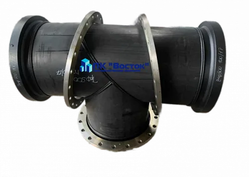 Тройник офланцованный ПЭ 450 мм SDR11 Ру16